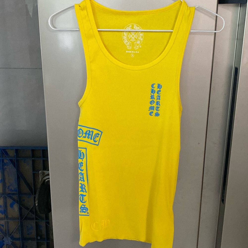 Chrome Hearts Yellow Tank Top